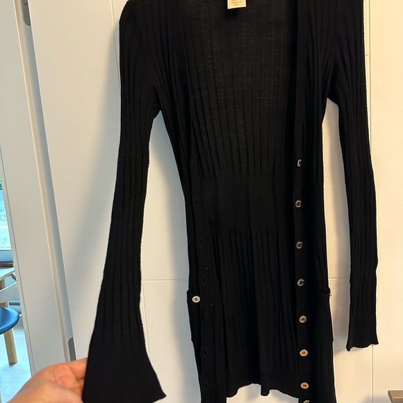 Marciana ribbed/knit long cartigan size XS - Picture 7 of 9